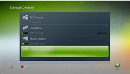 USB Memory Support Coming to Xbox 360 April 6