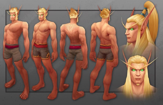 World of Warcraft's Blood Elf Makeover Previewed